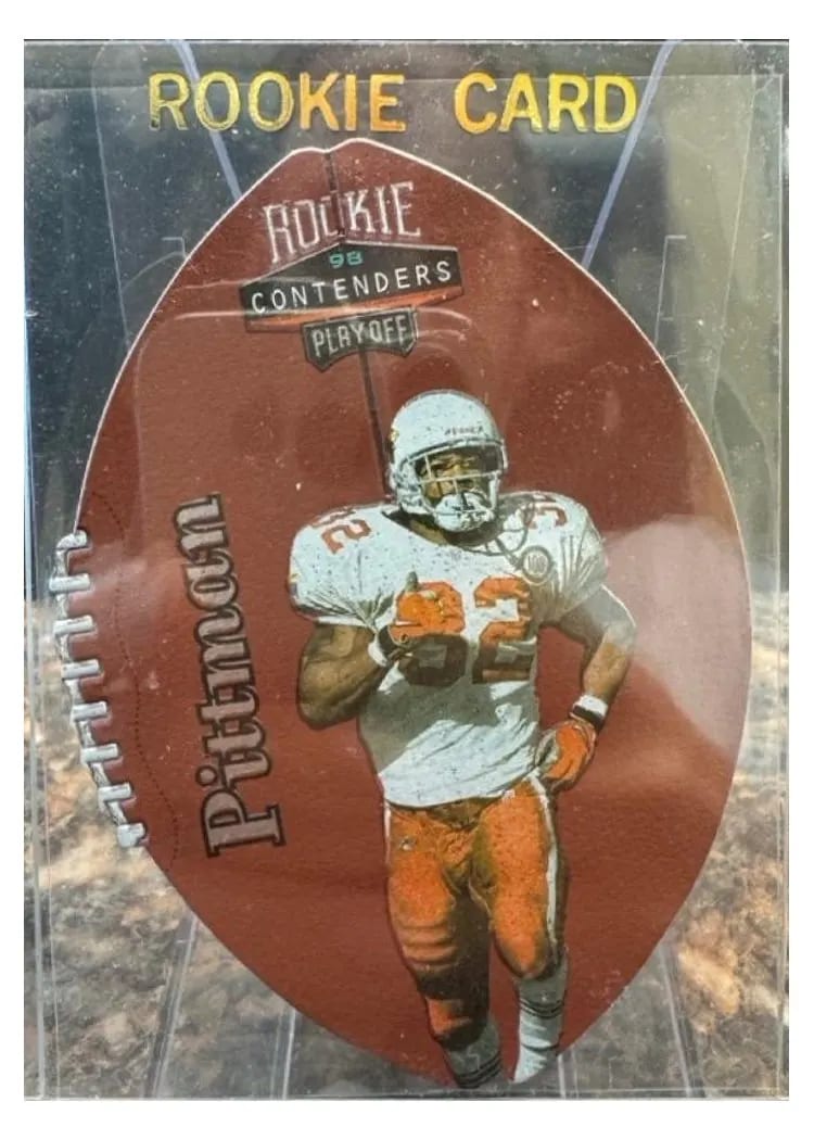 1998 Playoff Contenders Leather Michael Pittman #2 card