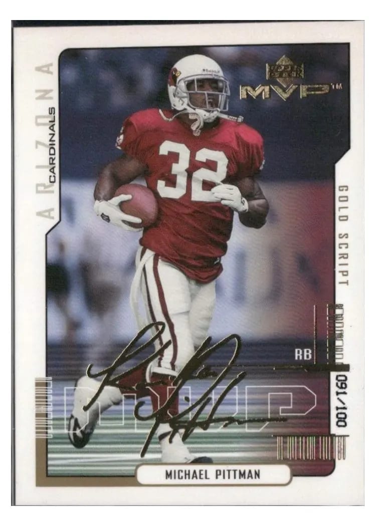 2000 Upper Deck MVP Michael Pittman #2 card