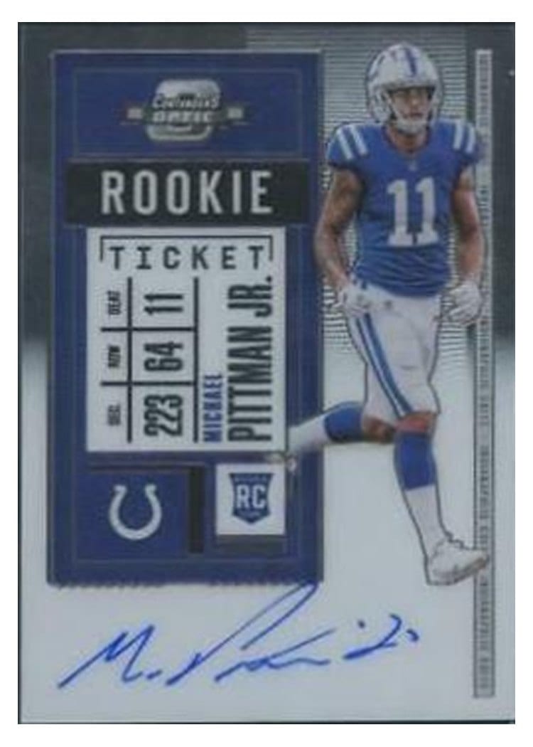 2020 Panini Contenders Optic Base Set Michael Pittman Jr #114 card