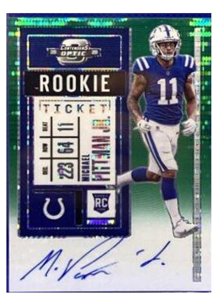 2020 Panini Contenders Optic Base Set Michael Pittman Jr #114 card