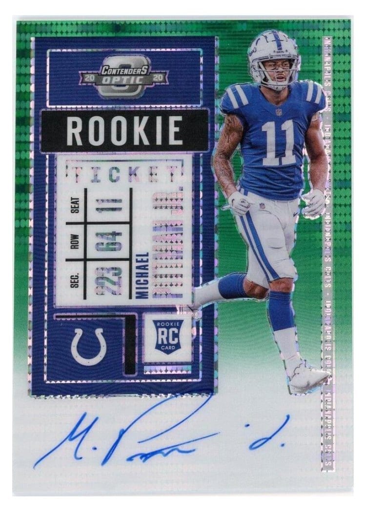 2020 Panini Contenders Optic Base Set Michael Pittman Jr #114 card