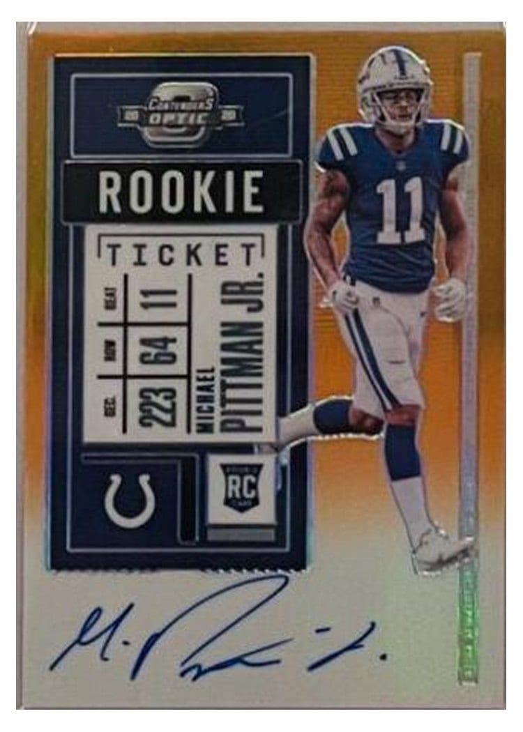 2020 Panini Contenders Optic Base Set Michael Pittman Jr #114 card