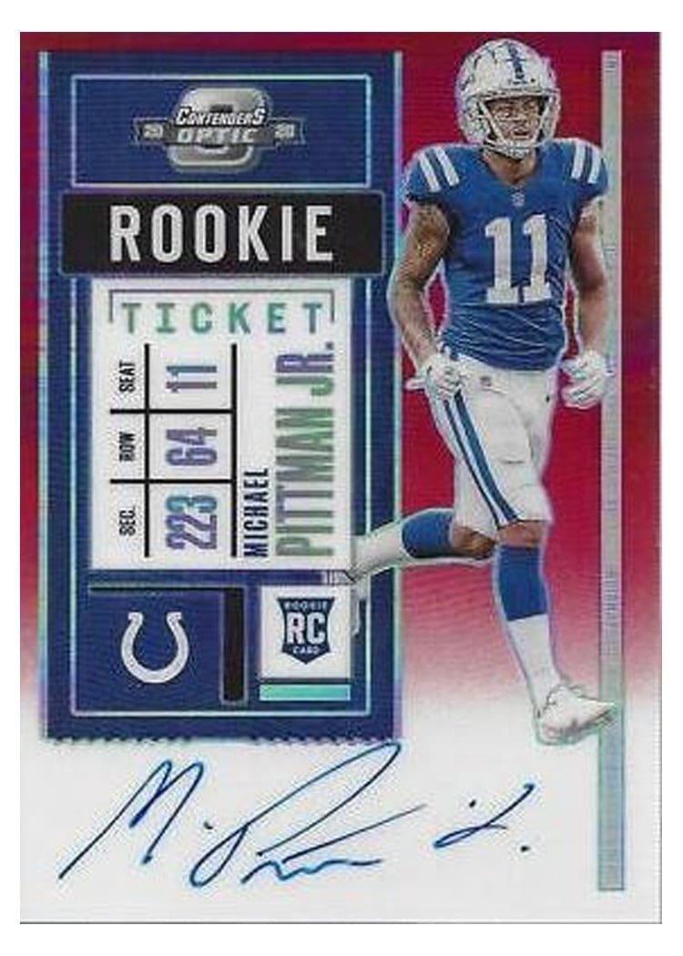 2020 Panini Contenders Optic Base Set Michael Pittman Jr #114 card