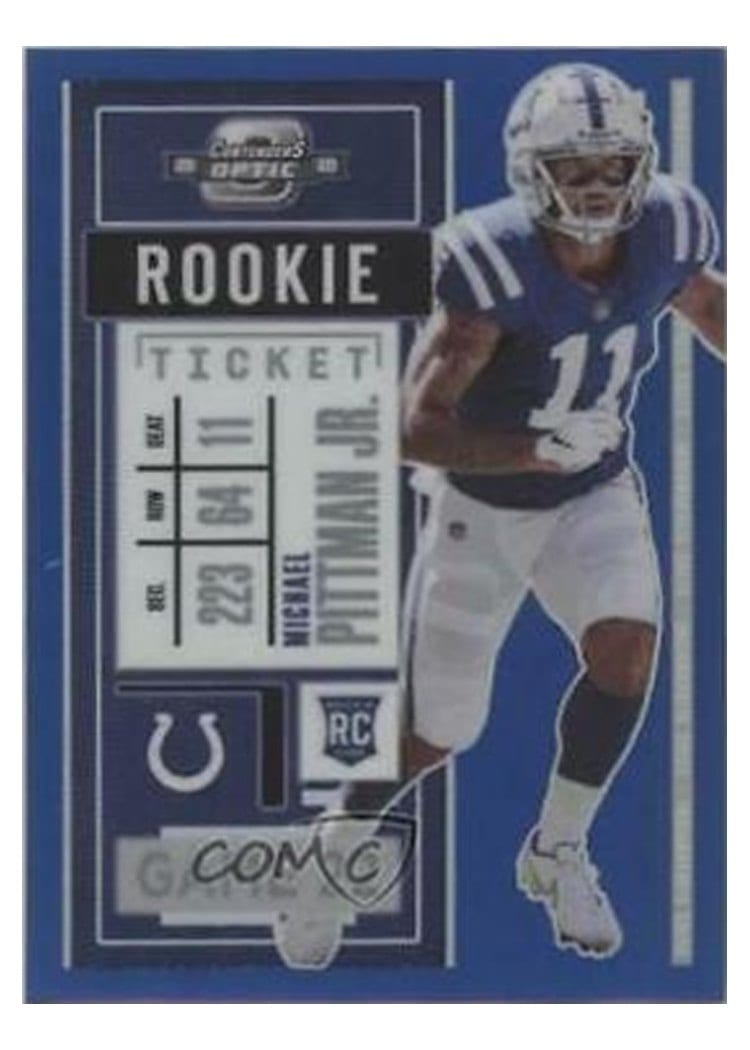 2020 Panini Contenders Optic Base Set Michael Pittman Jr #91 card
