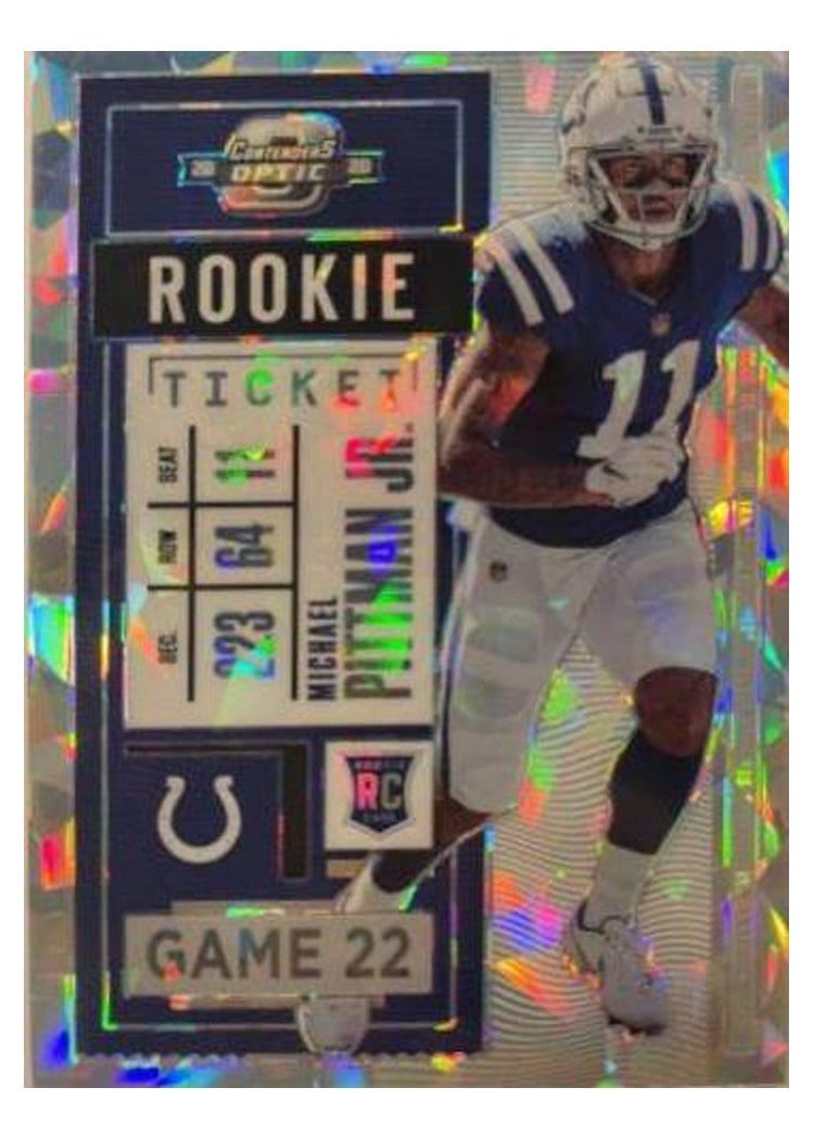 2020 Panini Contenders Optic Base Set Michael Pittman Jr #91 card