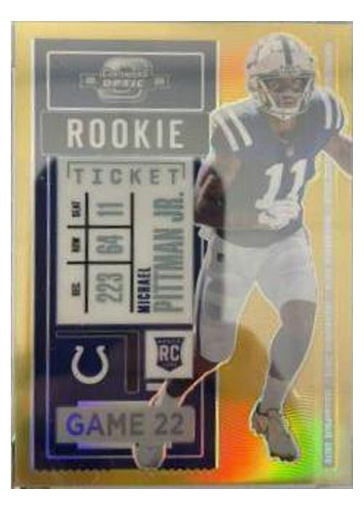 2020 Panini Contenders Optic Base Set Michael Pittman Jr #91 card