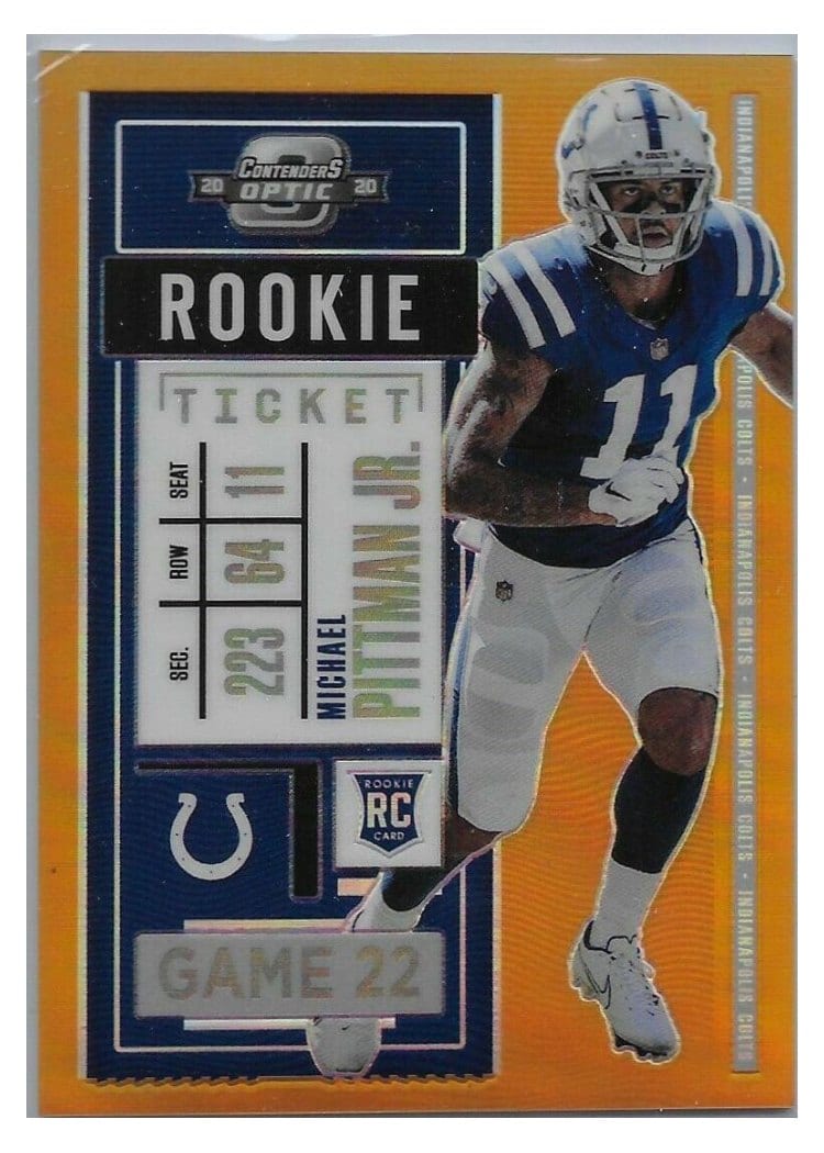 2020 Panini Contenders Optic Base Set Michael Pittman Jr #91 card