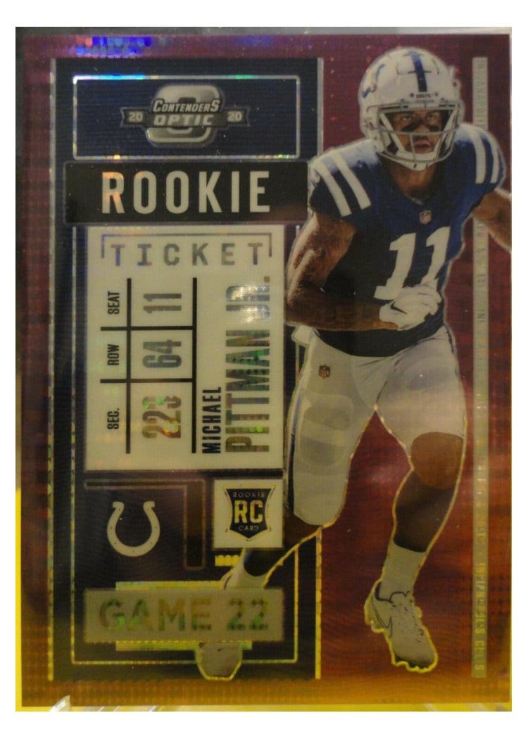 2020 Panini Contenders Optic Base Set Michael Pittman Jr #91 card
