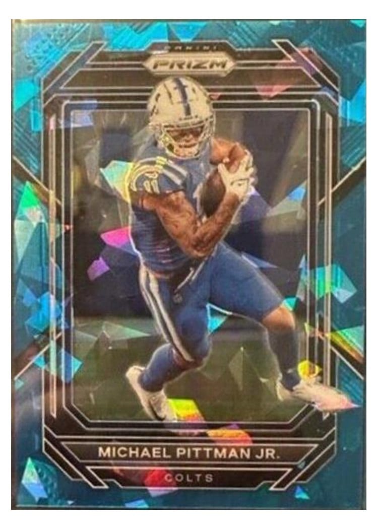 2022 Panini Prizm Base Set Michael Pittman Jr. #123 card