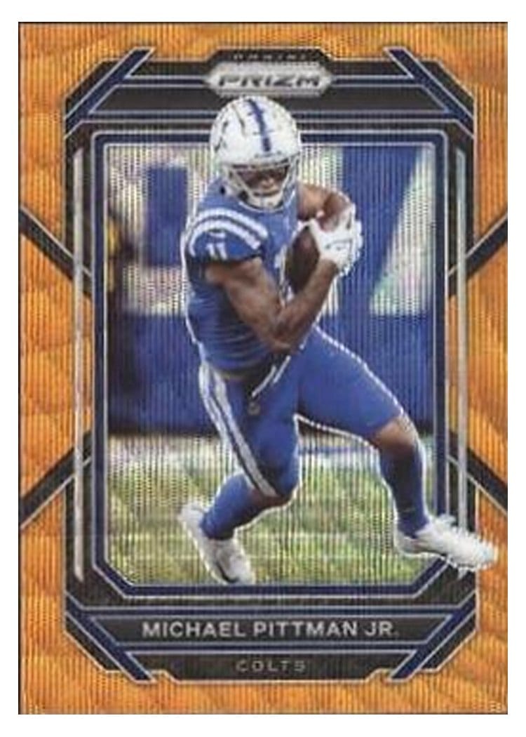 2022 Panini Prizm Base Set Michael Pittman Jr. #123 card