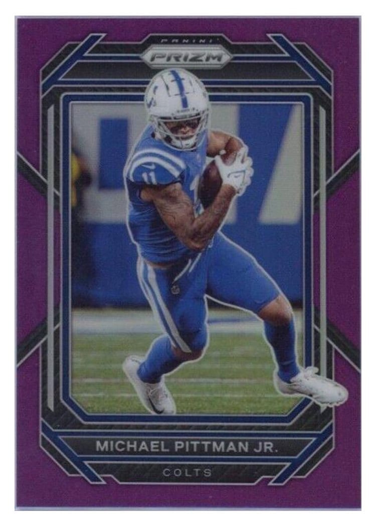 2022 Panini Prizm Base Set Michael Pittman Jr. #123 card
