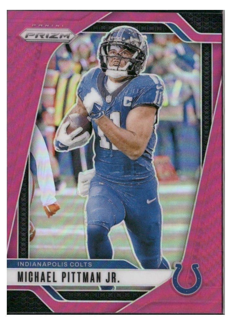 2024 Panini Prizm Base Set Michael Pittman Jr. #123 card