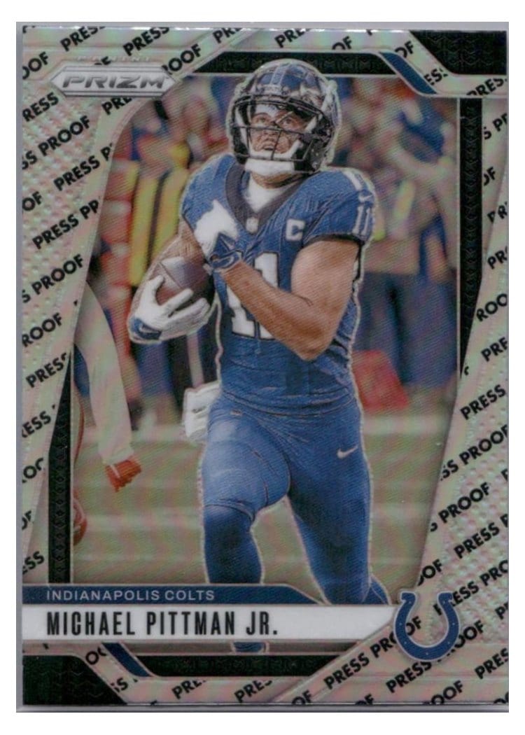 2024 Panini Prizm Base Set Michael Pittman Jr. #123 card