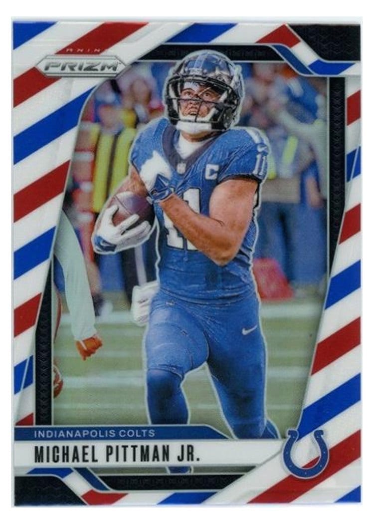 2024 Panini Prizm Base Set Michael Pittman Jr. #123 card