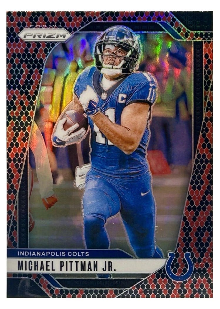 2024 Panini Prizm Base Set Michael Pittman Jr. #123 card