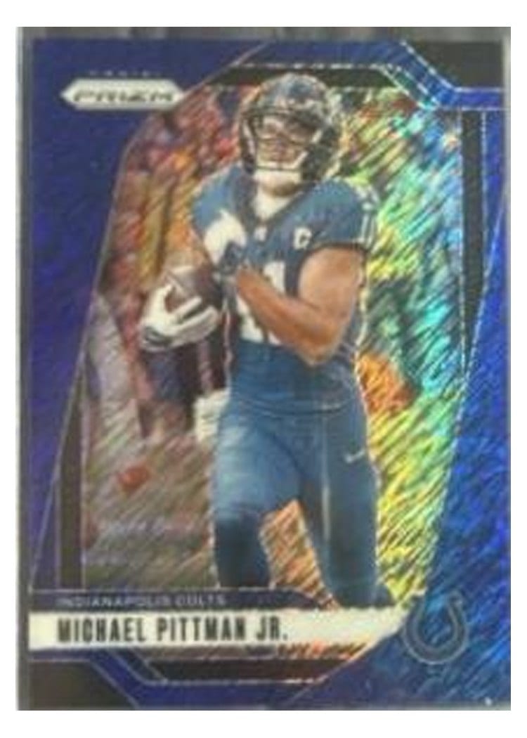 2024 Panini Prizm Base Set Michael Pittman Jr. #123 card