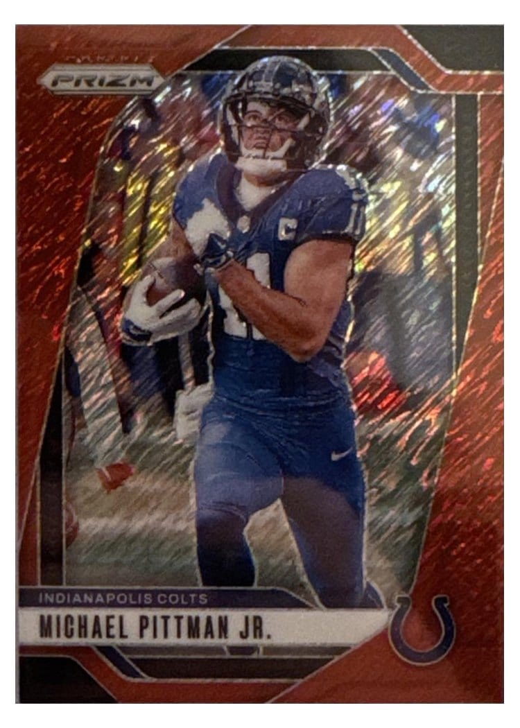 2024 Panini Prizm Base Set Michael Pittman Jr. #123 card
