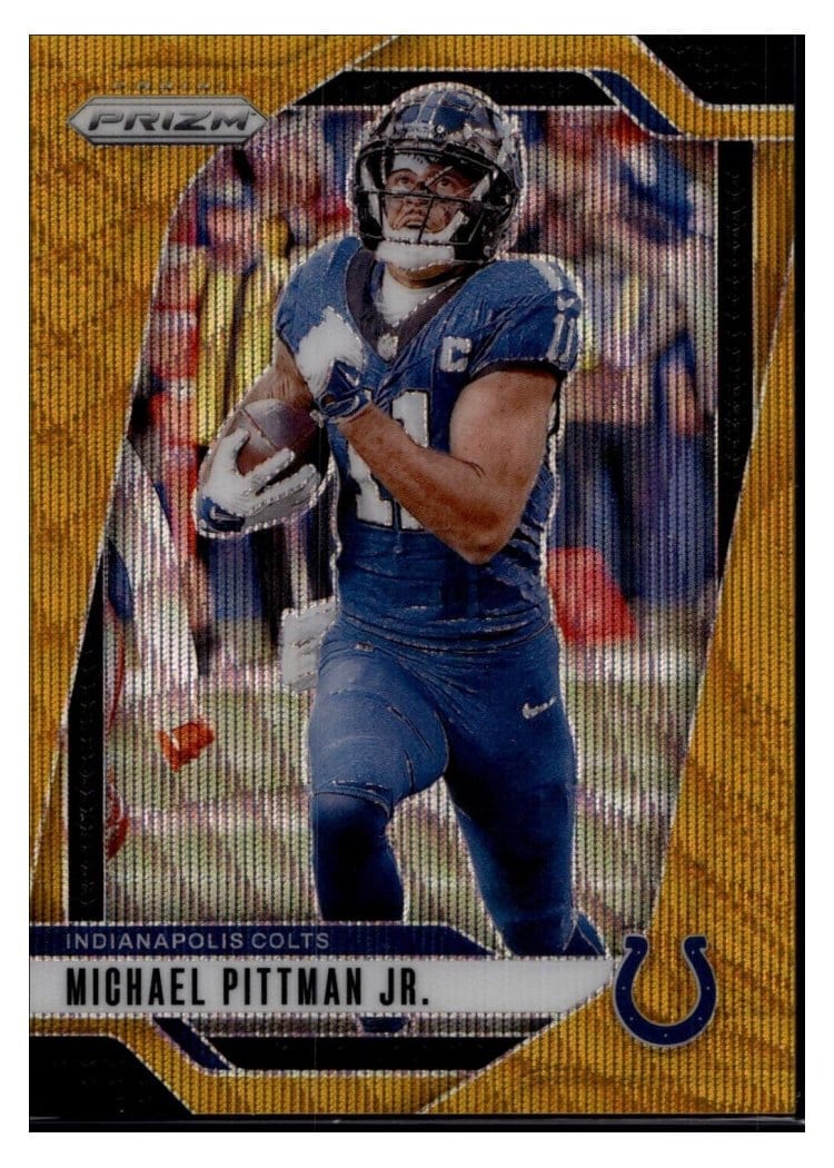 2024 Panini Prizm Base Set Michael Pittman Jr. #123 card