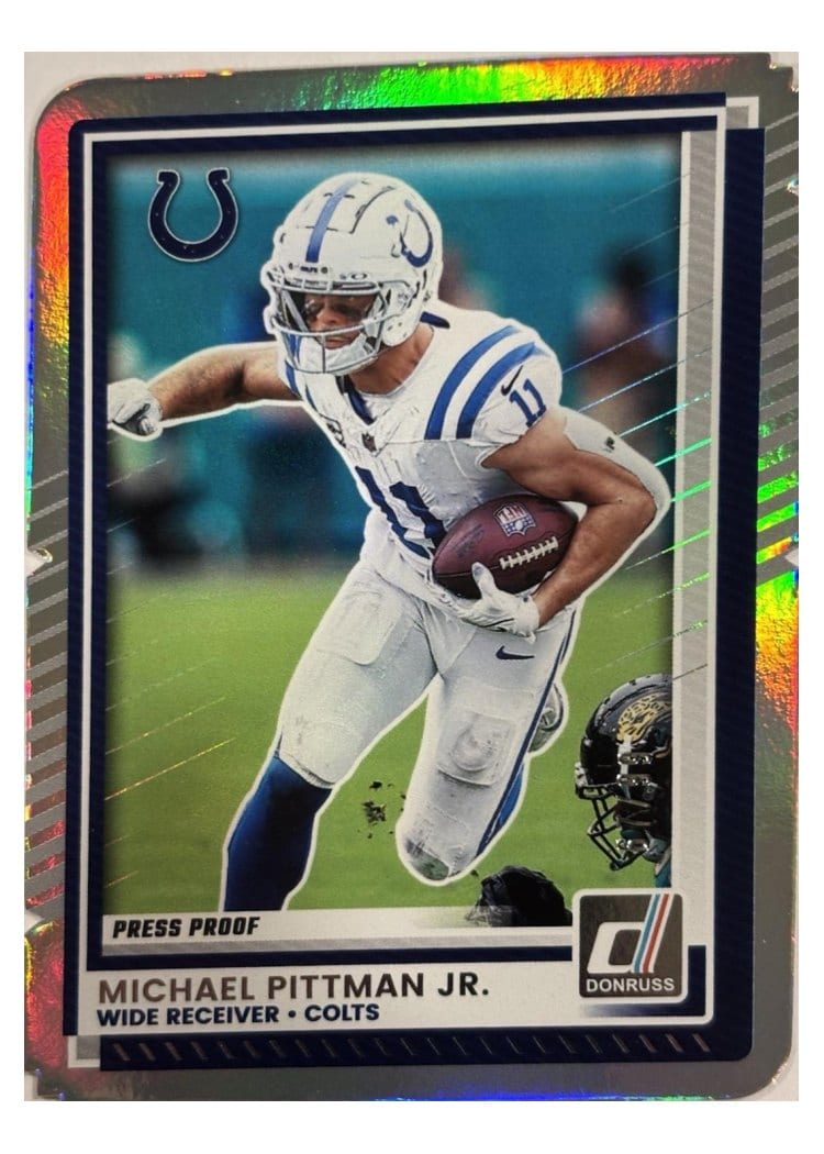 2025 Donruss Base Set Michael Pittman Jr. #185 card