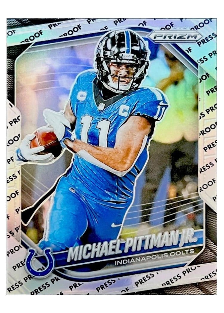 2025 Panini Prizm Base Set Michael Pittman Jr. #23 card