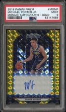 2018 Panini Prizm Mosaic Autographs Michael Porter Jr. #MO-MP card