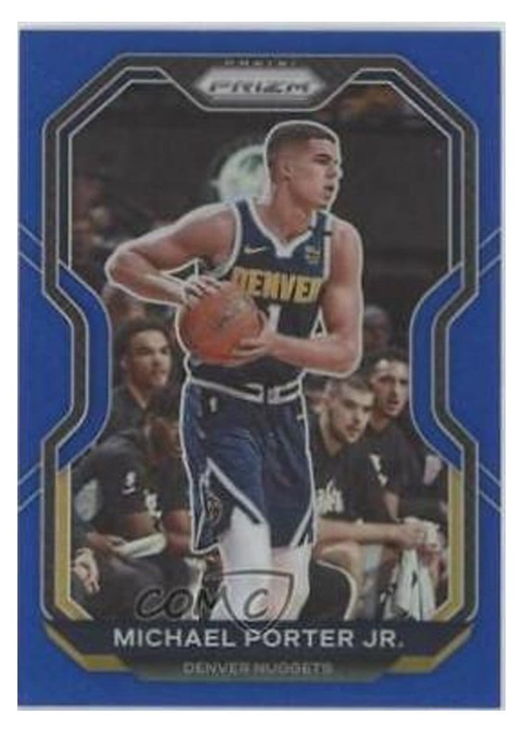 2020-21 Panini Prizm Base Set Michael Porter Jr. #86 card