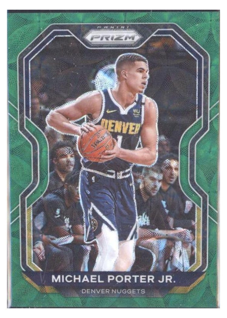 2020-21 Panini Prizm Base Set Michael Porter Jr. #86 card