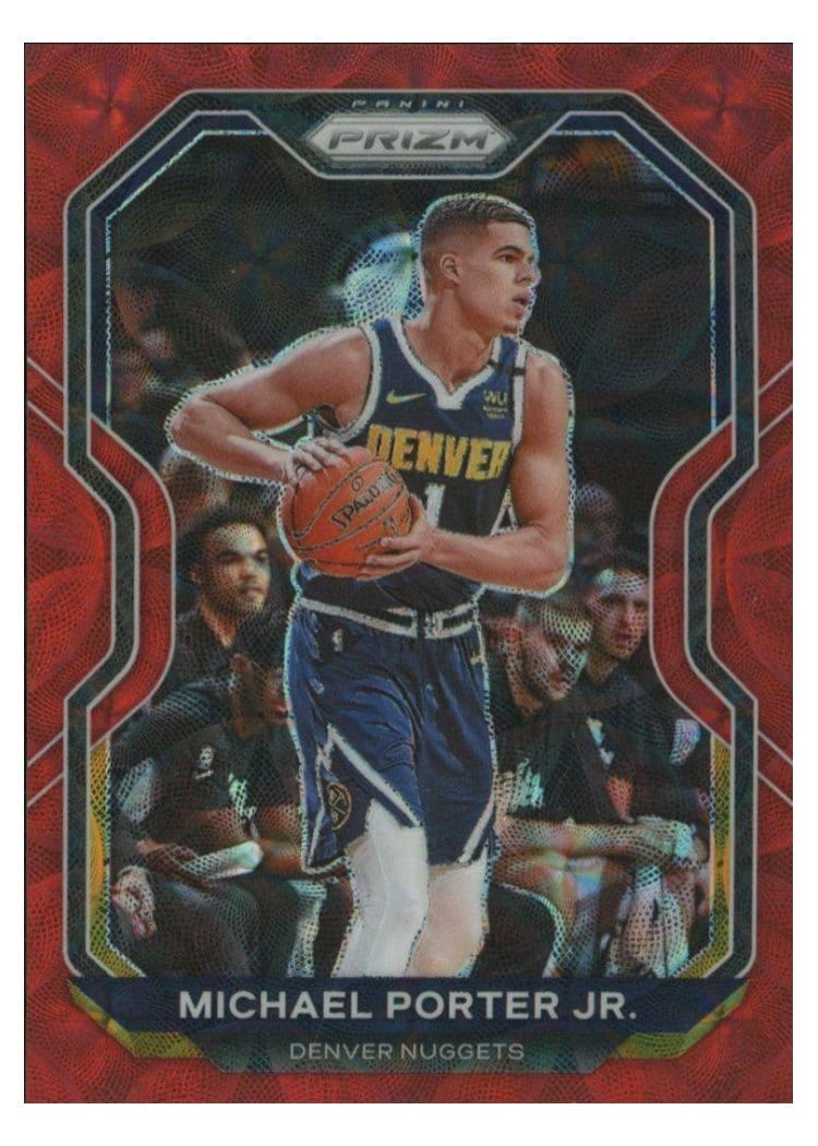 2020-21 Panini Prizm Base Set Michael Porter Jr. #86 card