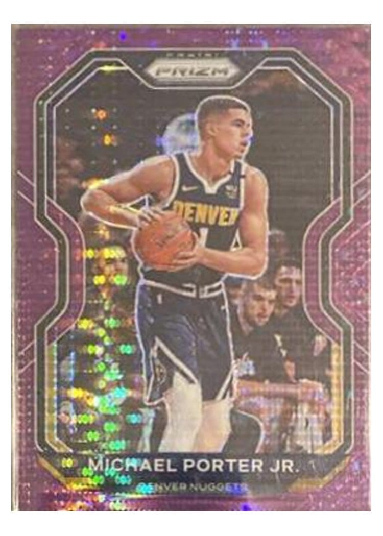 2020-21 Panini Prizm Base Set Michael Porter Jr. #86 card