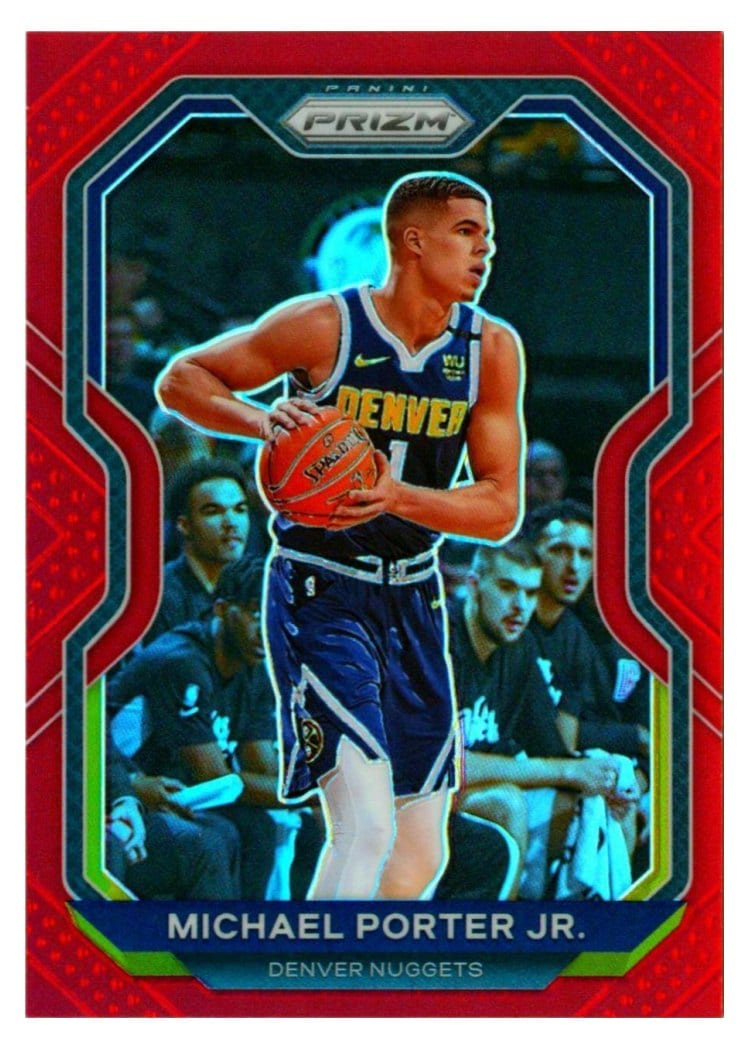 2020-21 Panini Prizm Base Set Michael Porter Jr. #86 card