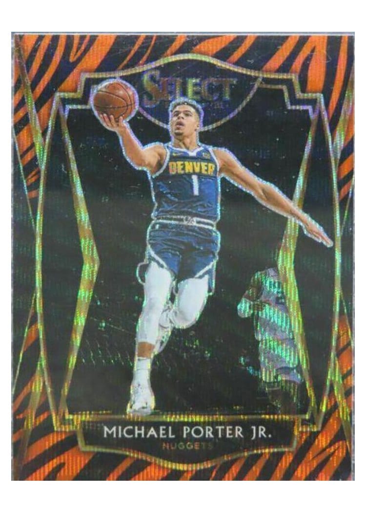 2020-21 Panini Select Base Set Michael Porter Jr. #106 card