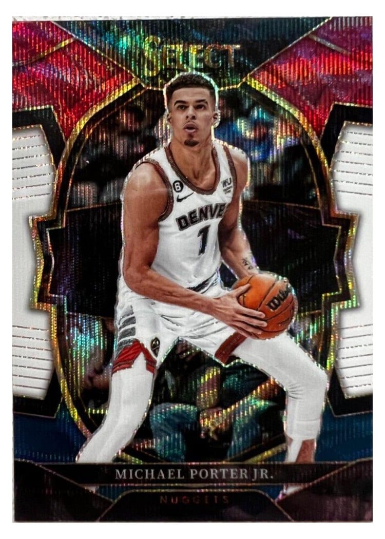 2022-23 Panini Select Base Set Michael Porter Jr. #14 card