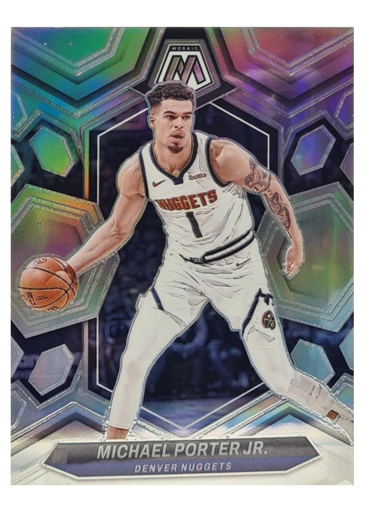 2023-24 Panini Mosaic Base Set Michael Porter Jr. #110 card