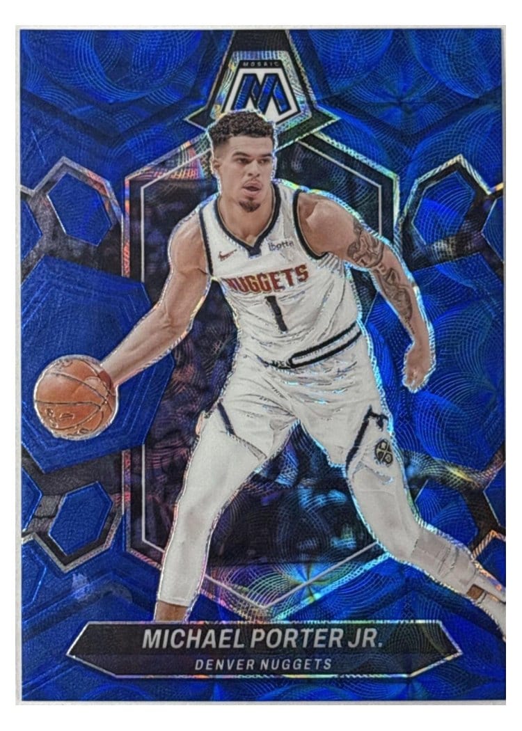 2023-24 Panini Mosaic Base Set Michael Porter Jr. #110 card