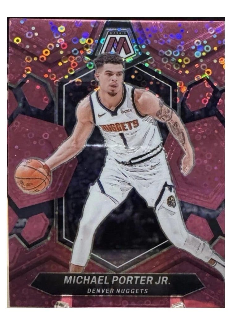2023-24 Panini Mosaic Base Set Michael Porter Jr. #110 card