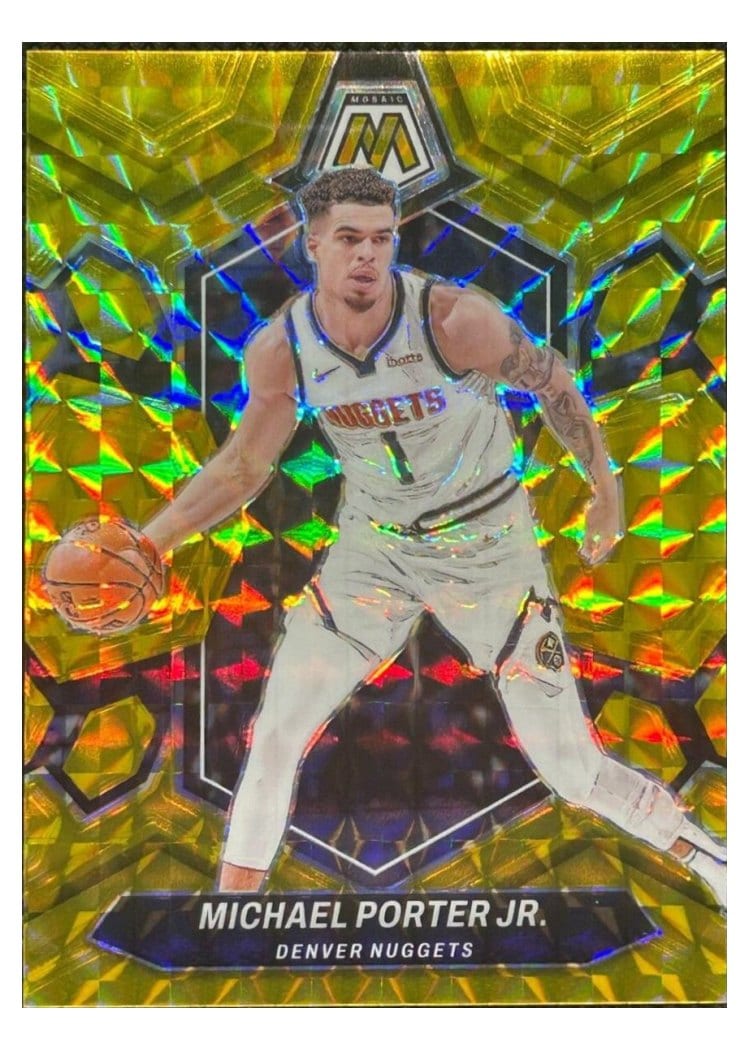 2023-24 Panini Mosaic Base Set Michael Porter Jr. #110 card
