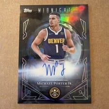 2025-26 Topps Midnight Midnight Sun Signatures Michael Porter Jr. #MS-MP card