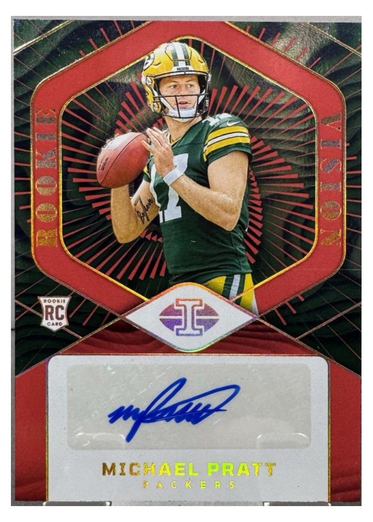 2024 Panini Illusions Rookie Vision Signatures Michael Pratt #4 card