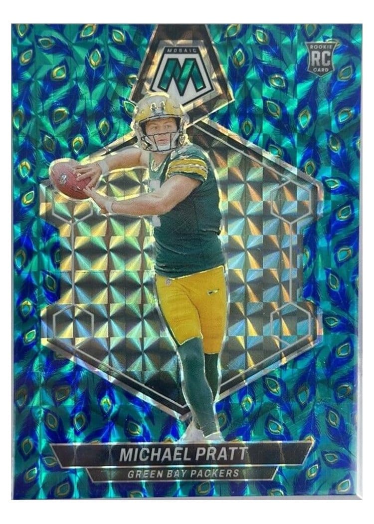 2024 Panini Mosaic Base Set Michael Pratt Peacock Choice #400 card