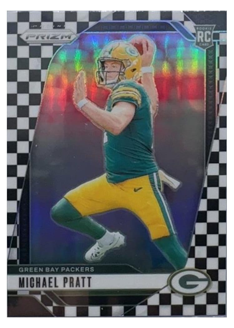 2024 Panini Prizm Base Set Michael Pratt Black White Checker #379 card