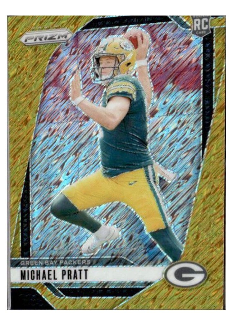 2024 Panini Prizm Base Set Michael Pratt Wave Gold #379 card