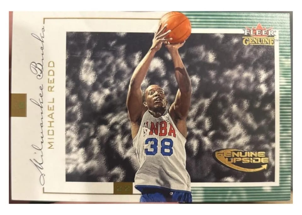 2000 Fleer Genuine Michael Redd #116 card