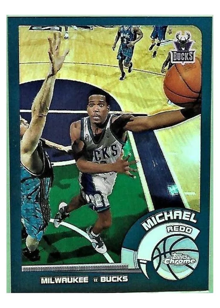 2002 Topps Chrome Michael Redd #38 card