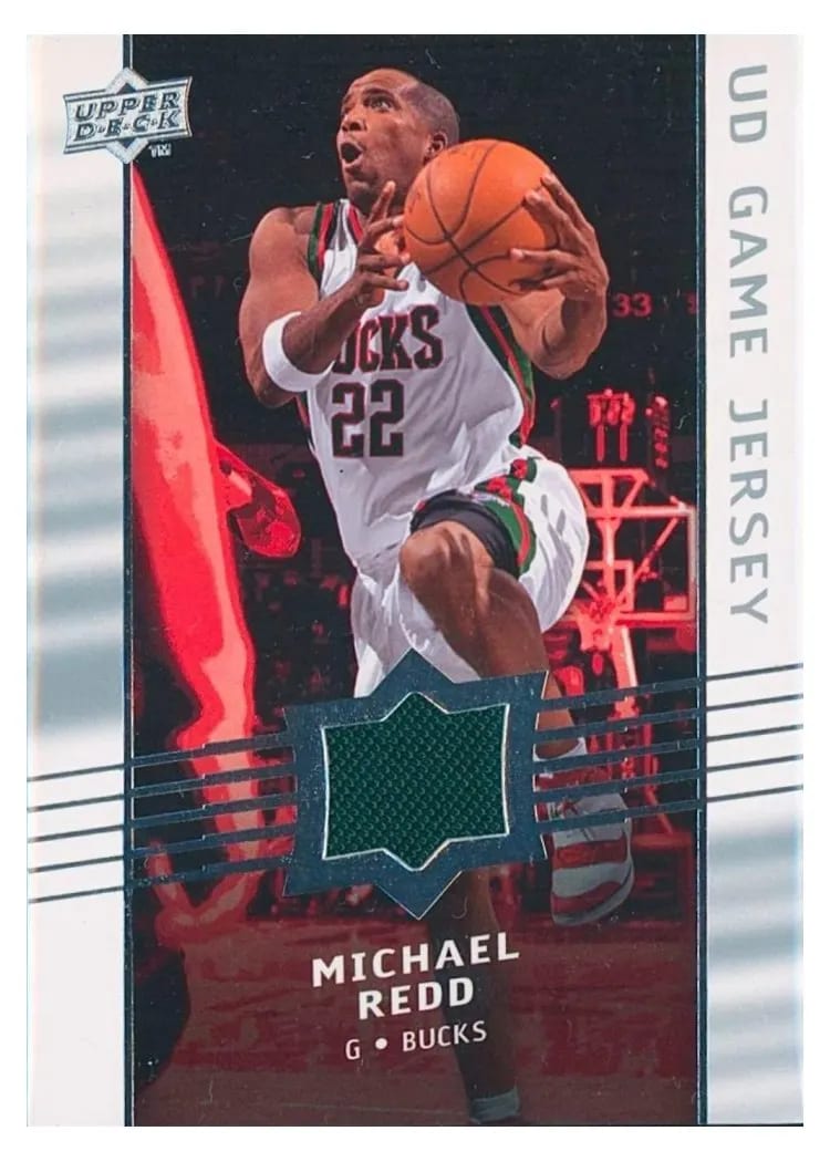 2008 Upper Deck Game Jersey Michael Redd #GA-MR card