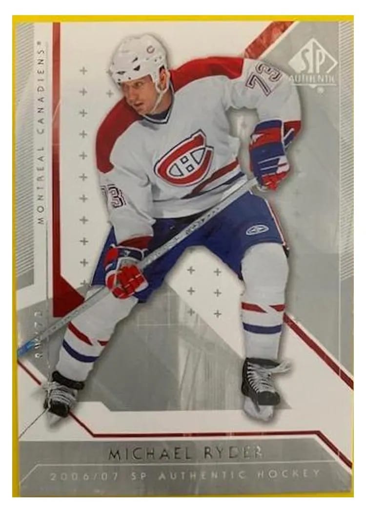 2006 SP Authentic Michael Ryder #49 card