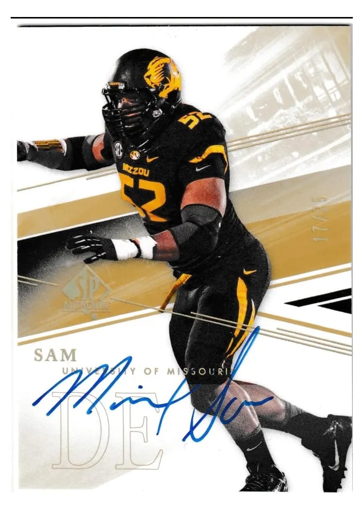 2014 SP Authentic Michael Sam #13 card