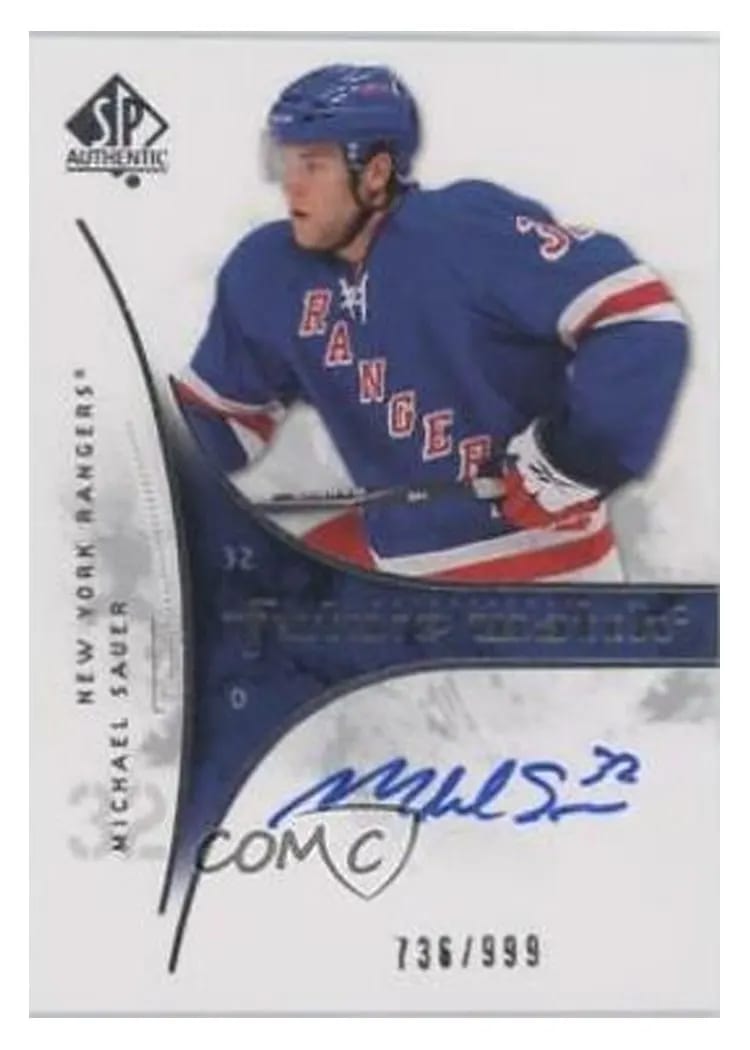 2009 SP Authentic Michael Sauer Autograph #253 card