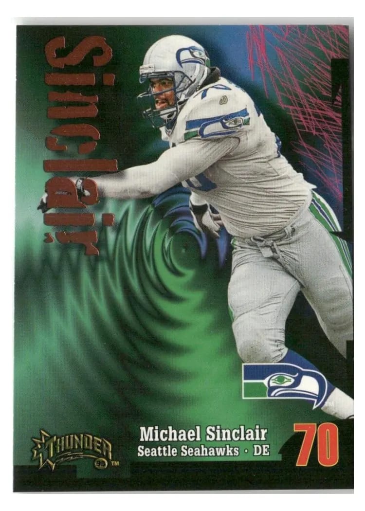 1998 Skybox Thunder Michael Sinclair #18 card
