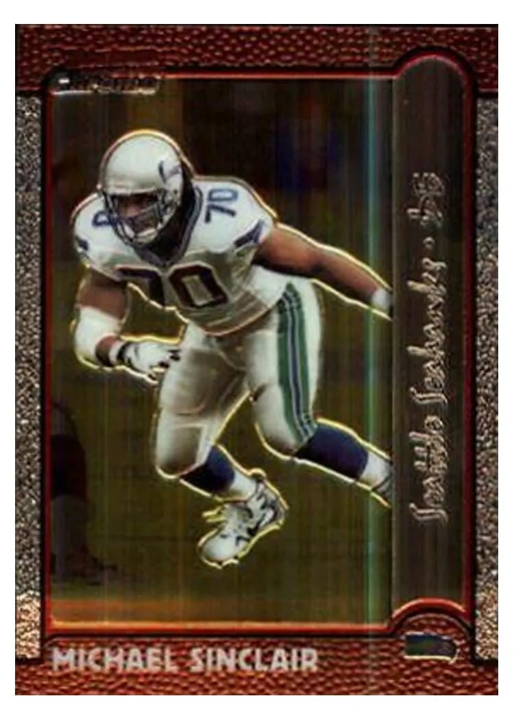 1999 Bowman Chrome Michael Sinclair #73 card