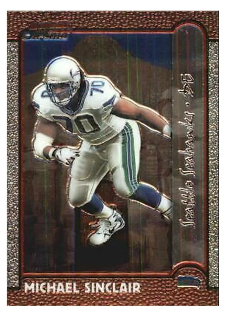1999 Bowman Chrome Michael Sinclair #73 card